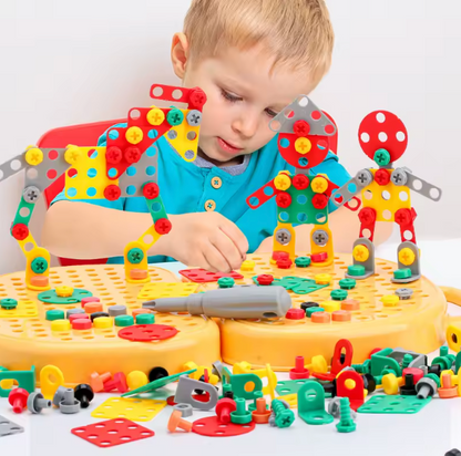 Minik Ustalar – 204 Parça Matkaplı Montaj Seti