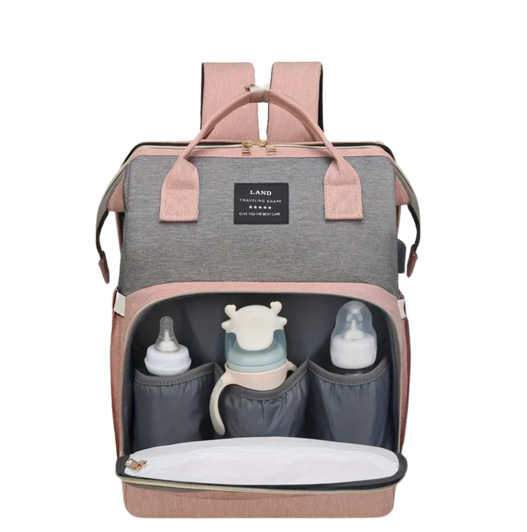 SleepGo™ – Dönüştürülebilir Beşikli Akıllı Anne Sırt Çantası