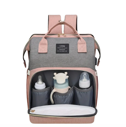 SleepGo™ – Dönüştürülebilir Beşikli Akıllı Anne Sırt Çantası