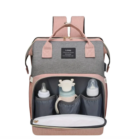 SleepGo™ – Dönüştürülebilir Beşikli Akıllı Anne Sırt Çantası