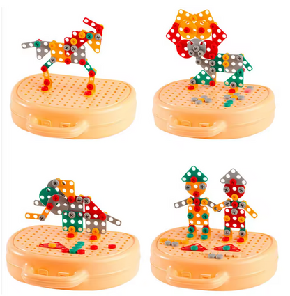 Minik Ustalar – 204 Parça Matkaplı Montaj Seti