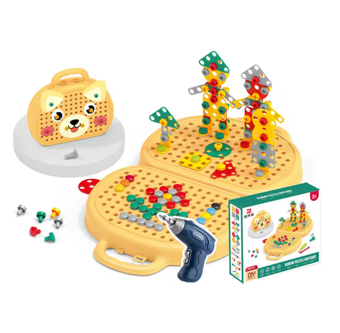 Minik Ustalar – 204 Parça Matkaplı Montaj Seti