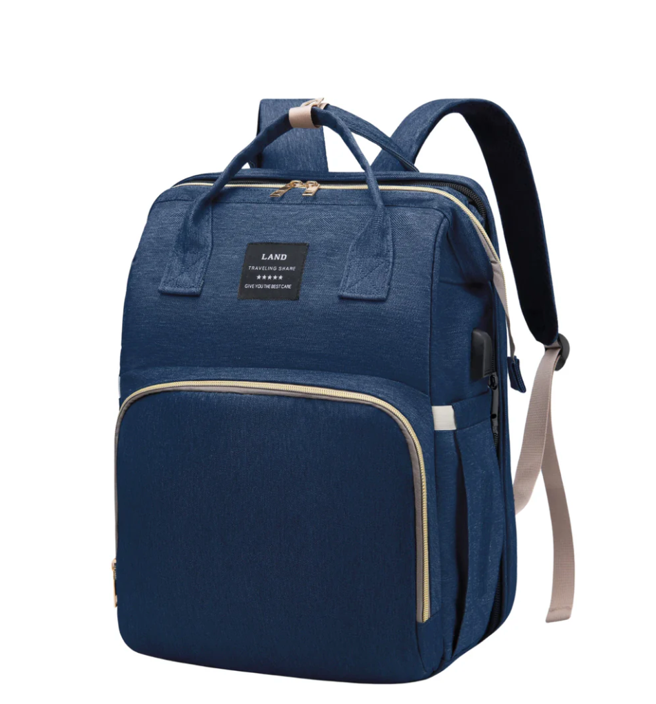 SleepGo™ – Dönüştürülebilir Beşikli Akıllı Anne Sırt Çantası