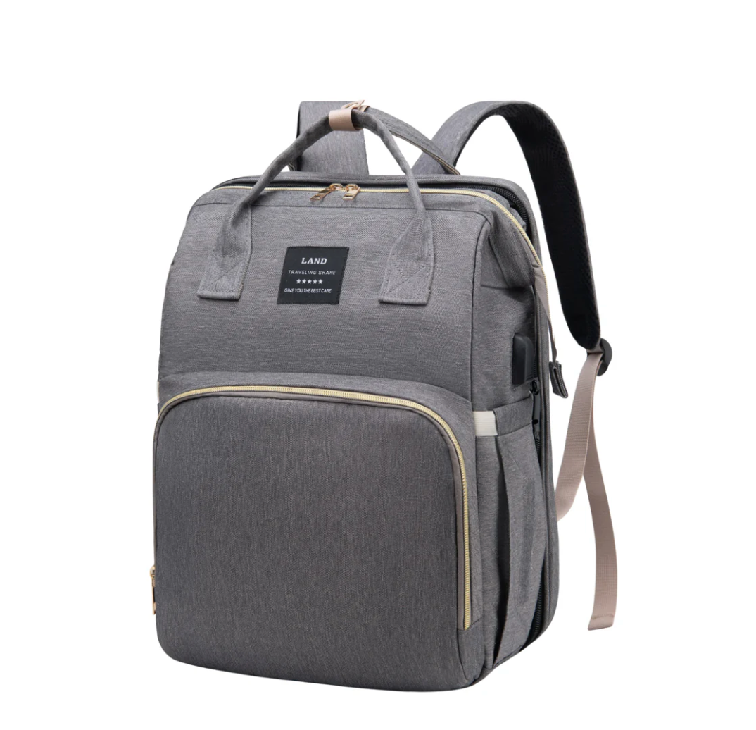 SleepGo™ – Dönüştürülebilir Beşikli Akıllı Anne Sırt Çantası